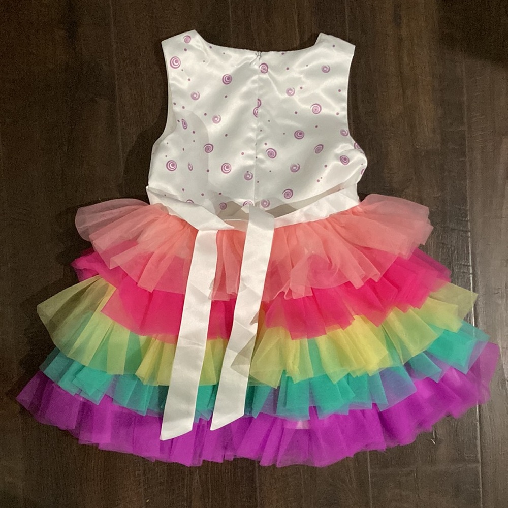 Happy Birthday Ruffle Dress - Size 5 - Picture 4 of 6